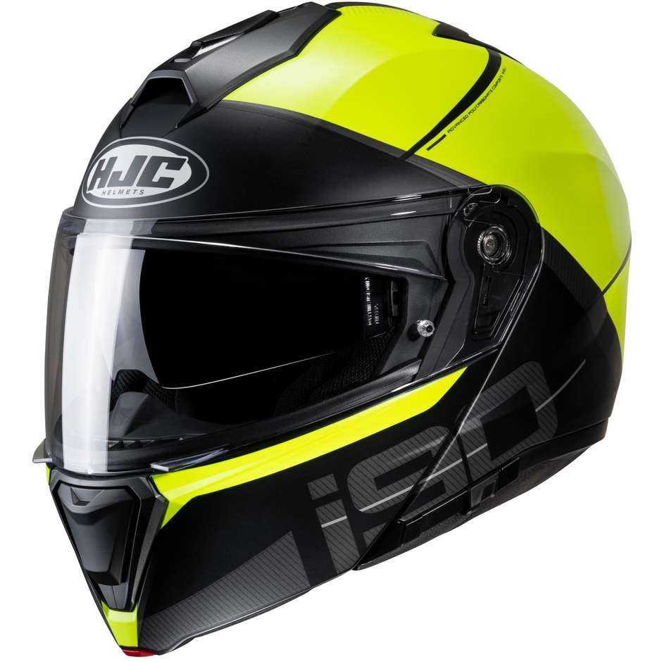Modular Motorcycle Helmet P / J Hjc i90 MAY MC3HSF Matt Black Fluo Yellow