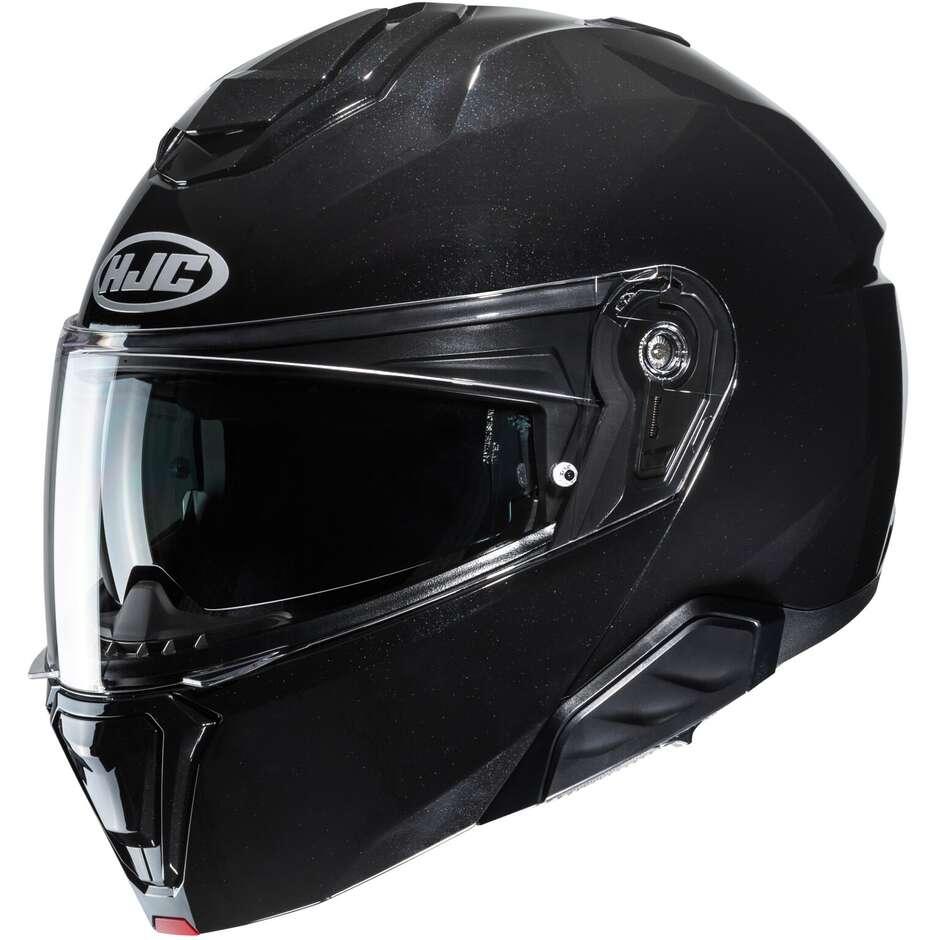 Modular Motorcycle Helmet P/J Hjc i91 Solid Black Metal