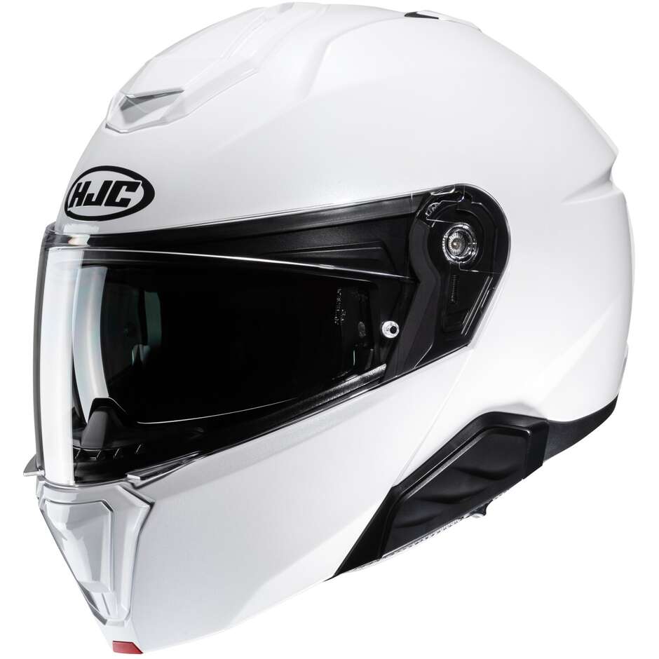 Modular Motorcycle Helmet P/J Hjc i91 Solid Pearl White