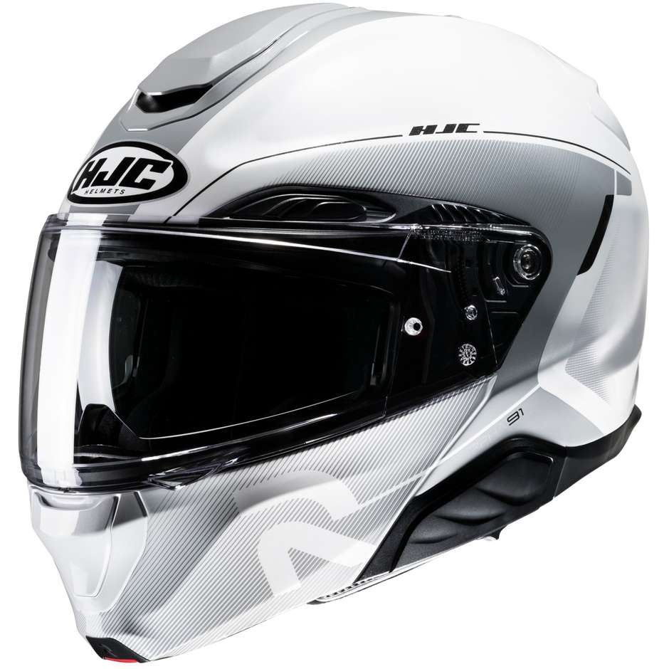Modular Motorcycle Helmet P / J Hjc RPHA 91 COMBUST MC10 White