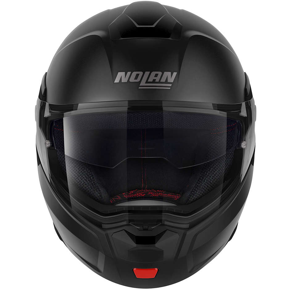 Modular Motorcycle Helmet P / J Homologation Nolan N90.3 CLASSIC N-Com 010 Matt Black