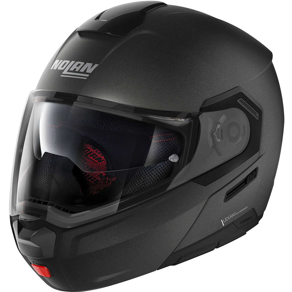 Modular Motorcycle Helmet P / J Homologation Nolan N90.3 SPECIAL N-Com 009 Black Graphite