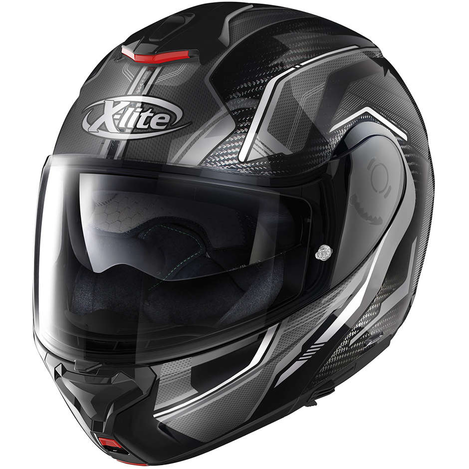 Modular Motorcycle Helmet P / J in Carbon X-Lite X-1005 UC ALCHEMIX 033 Black