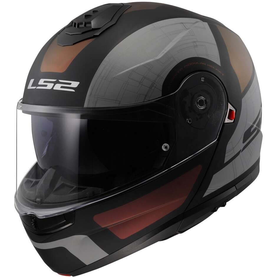 Modular Motorcycle Helmet P / J Ls2 FF908 STROBE II ORION Matt Black Pink Blue