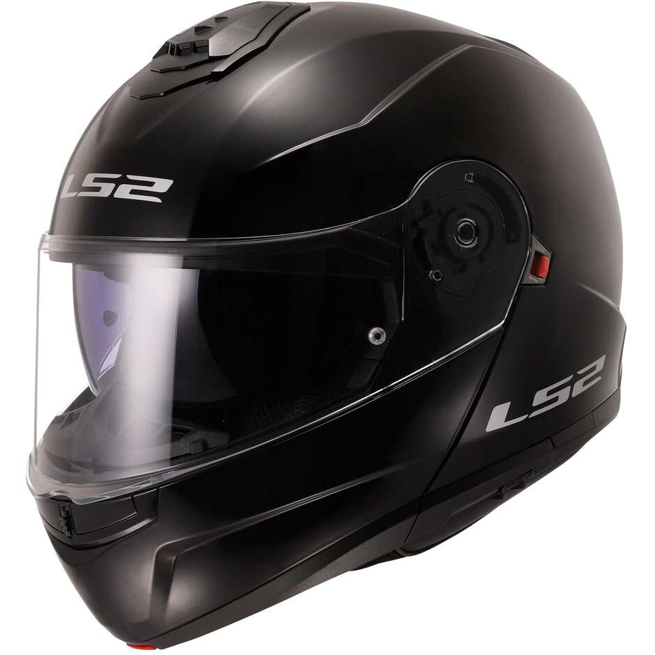 Modular Motorcycle Helmet P / J Ls2 FF908 STROBE II Solid Glossy Black