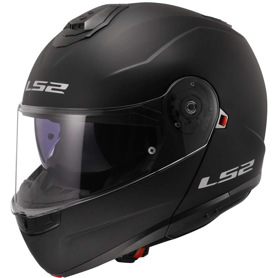 Modular Motorcycle Helmet P / J Ls2 FF908 STROBE II Solid Matt Black