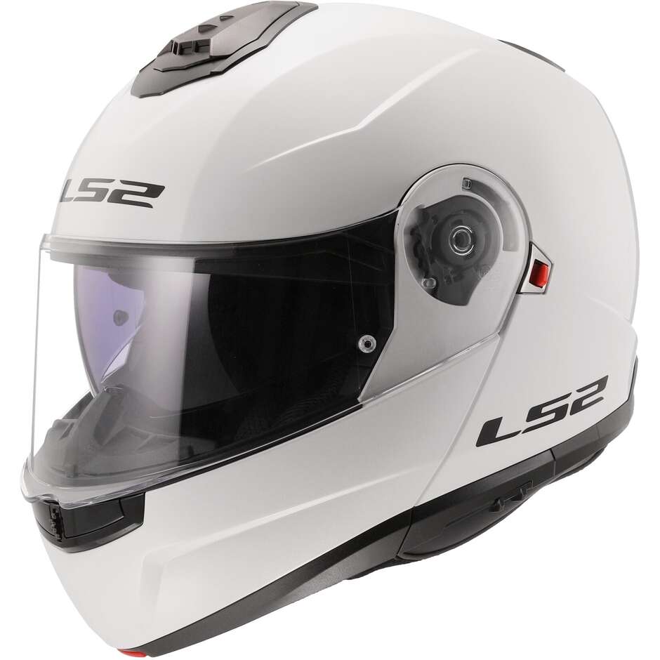 Modular Motorcycle Helmet P / J Ls2 FF908 STROBE II Solid White