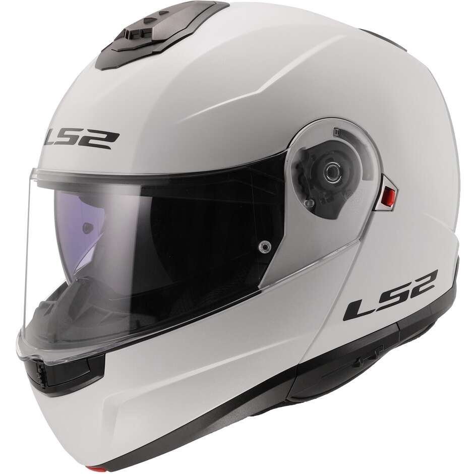 Modular Motorcycle Helmet P / J Ls2 FF908 STROBE II Solid White