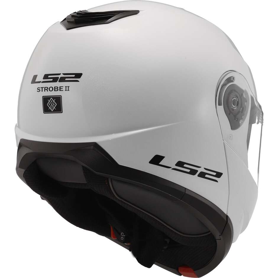 Modular Motorcycle Helmet P / J Ls2 FF908 STROBE II Solid White