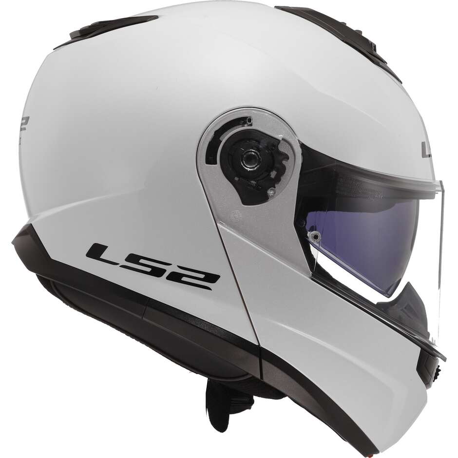 Modular Motorcycle Helmet P / J Ls2 FF908 STROBE II Solid White