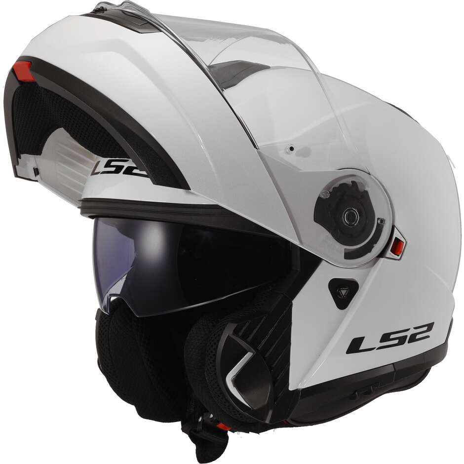 Modular Motorcycle Helmet P / J Ls2 FF908 STROBE II Solid White