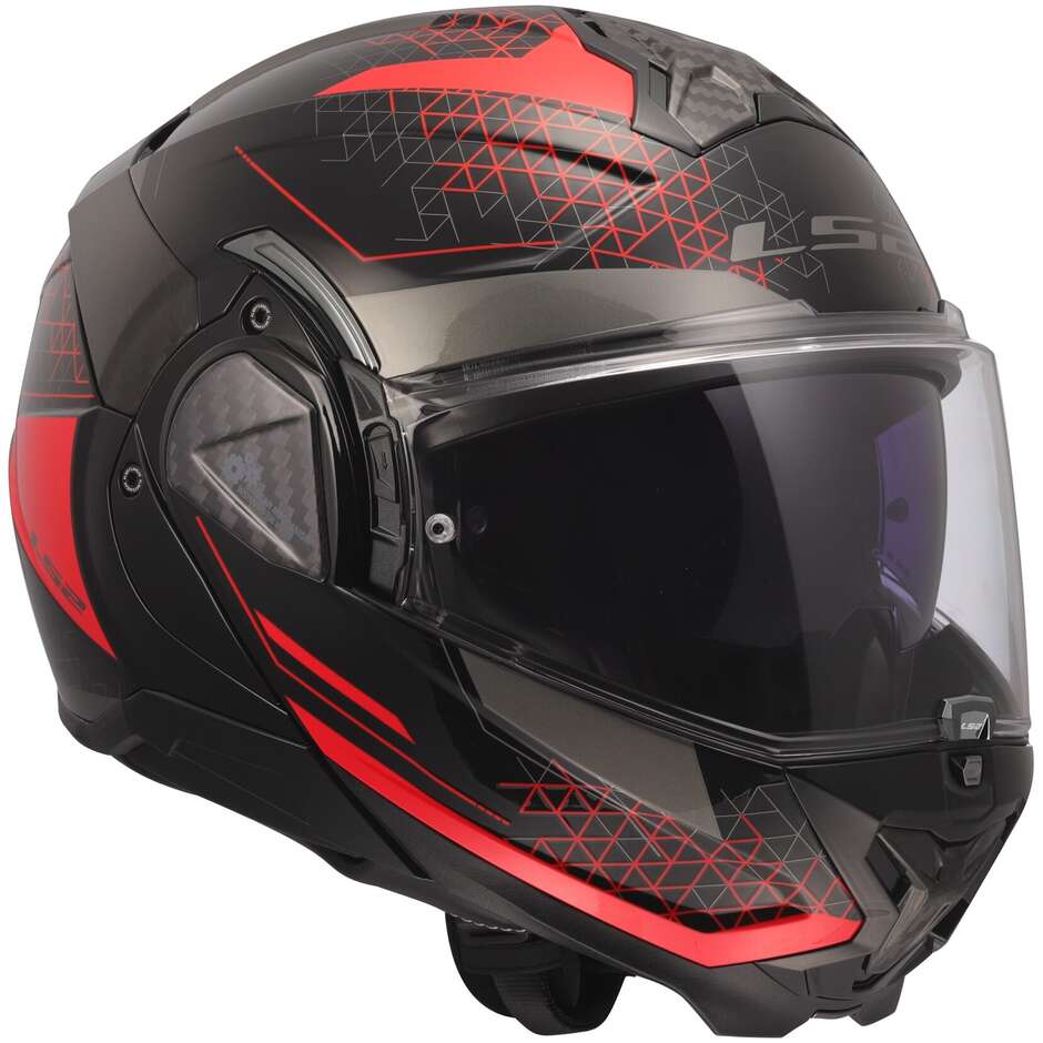 Modular Motorcycle Helmet P/J LS2 FF910 ADVANT II ASTRAL Red