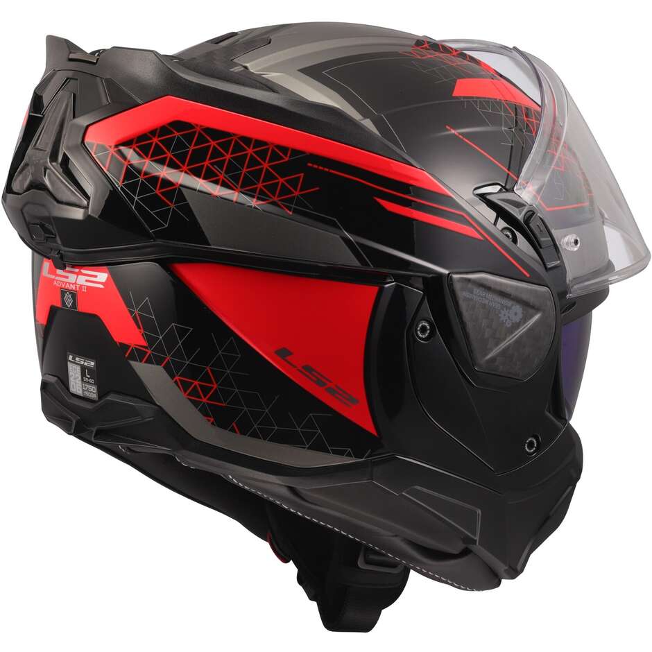 Modular Motorcycle Helmet P/J LS2 FF910 ADVANT II ASTRAL Red