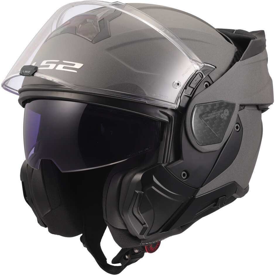 Modular Motorcycle Helmet P/J LS2 FF910 ADVANT II SOLID Concrete