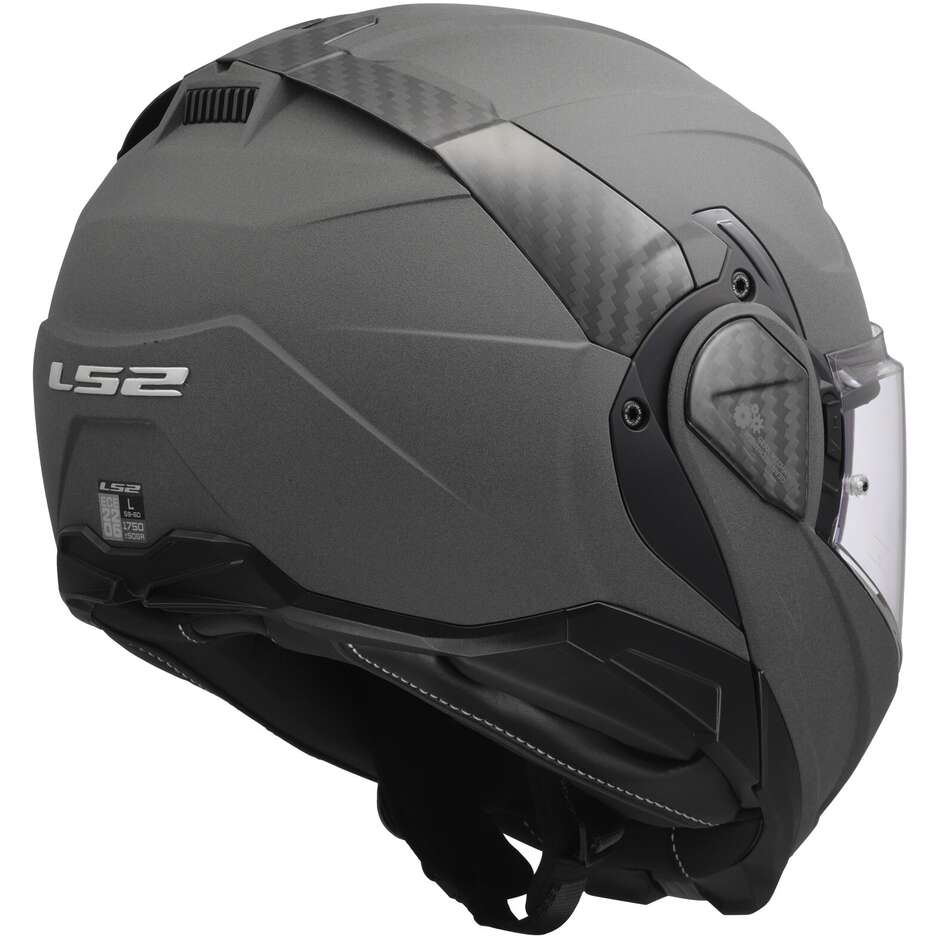 Modular Motorcycle Helmet P/J LS2 FF910 ADVANT II SOLID Concrete