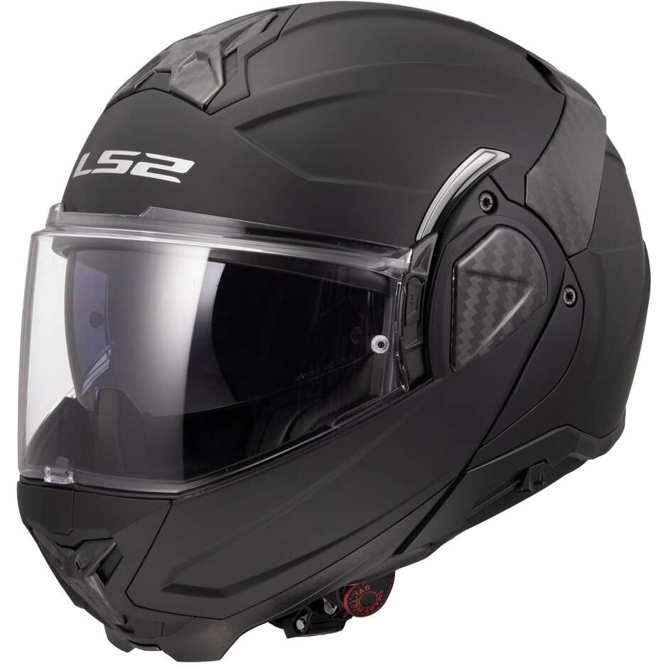 Modular Motorcycle Helmet P/J LS2 FF910 ADVANT II SOLID Matt Black