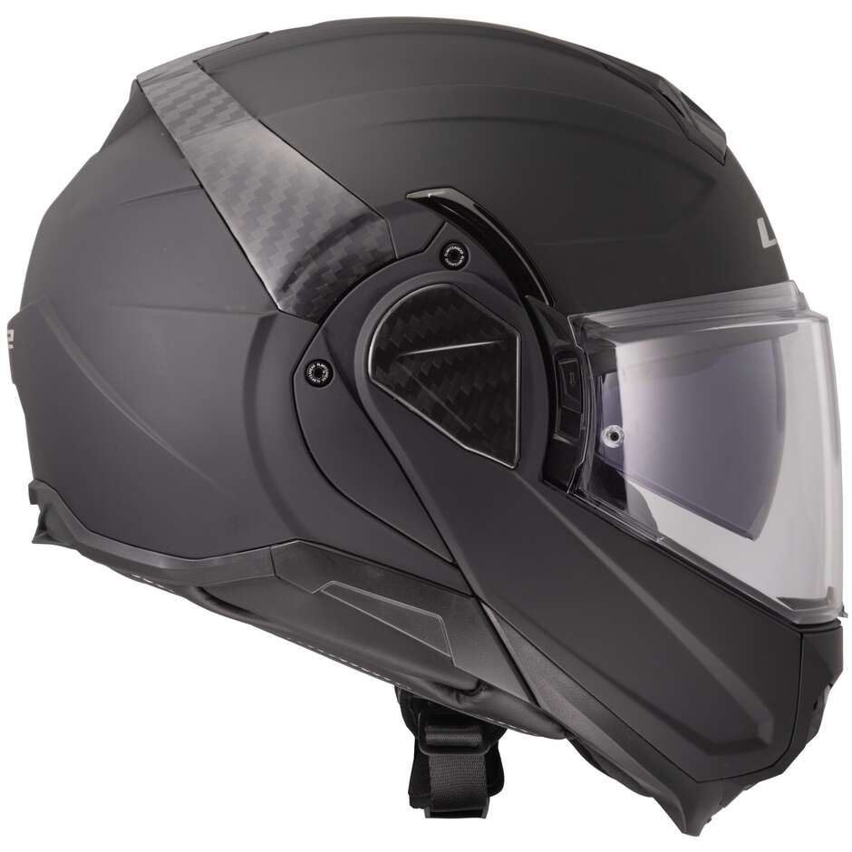 Modular Motorcycle Helmet P/J LS2 FF910 ADVANT II SOLID Matt Black