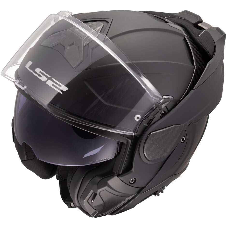 Modular Motorcycle Helmet P/J LS2 FF910 ADVANT II SOLID Matt Black