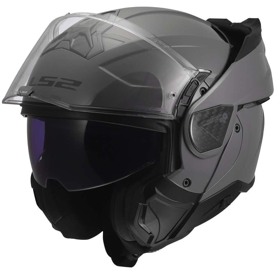 Modular Motorcycle Helmet P/J LS2 FF910 ADVANT II SOLID Nardo Grey