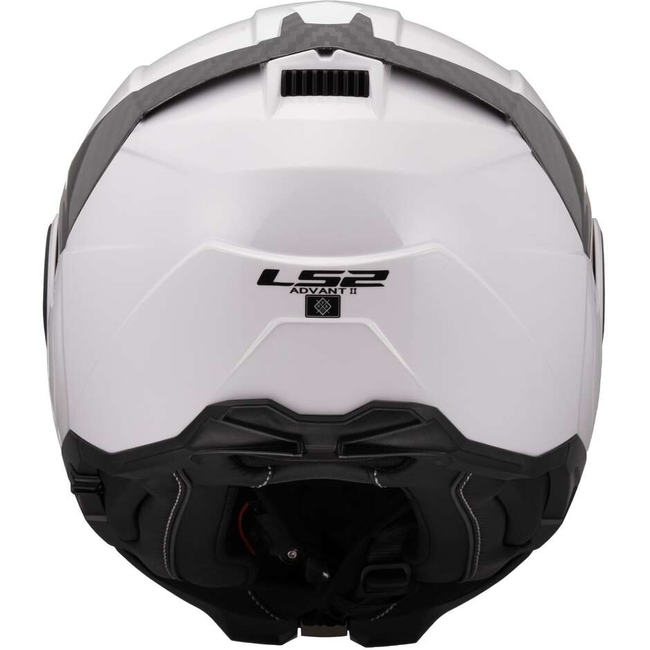 Modular Motorcycle Helmet P/J LS2 FF910 ADVANT II SOLID White