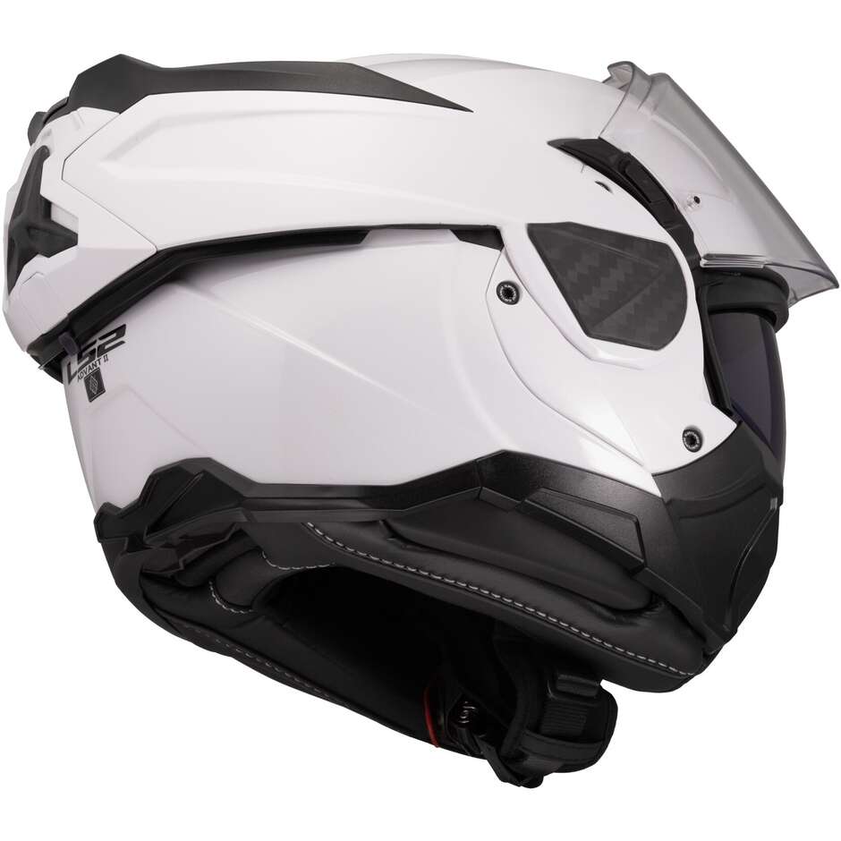 Modular Motorcycle Helmet P/J LS2 FF910 ADVANT II SOLID White