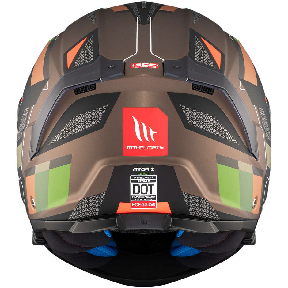Modular Motorcycle Helmet P/J Mt Helmets ATOM 2 SV BAST A6 Matt