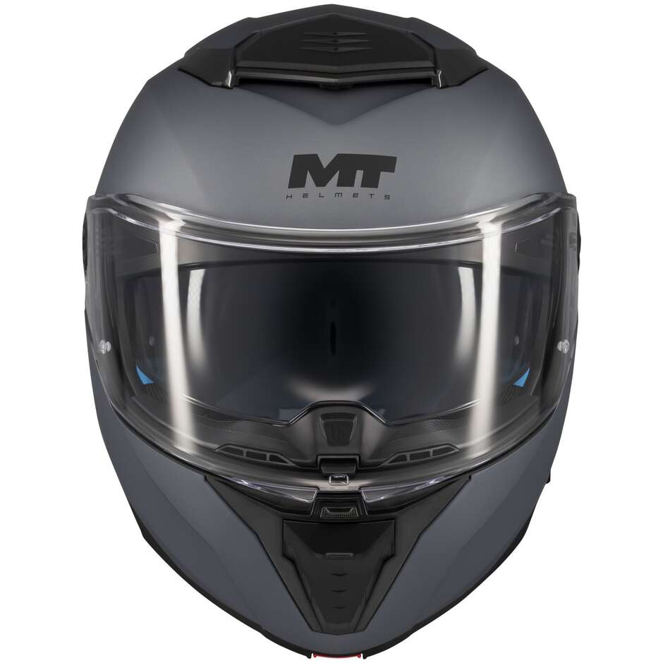 Modular Motorcycle Helmet P/J Mt Helmets ATOM 2 SV PURE A2 Matt Gray