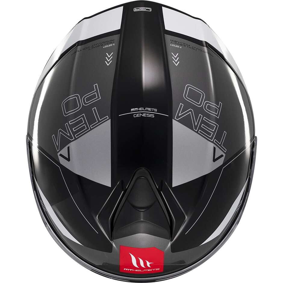 Modular Motorcycle Helmet P/J Mt Helmets GENESIS SV ATEMPO B2 Glossy
