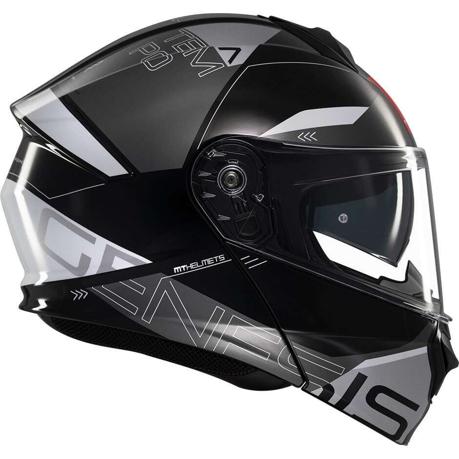 Modular Motorcycle Helmet P/J Mt Helmets GENESIS SV ATEMPO B2 Glossy
