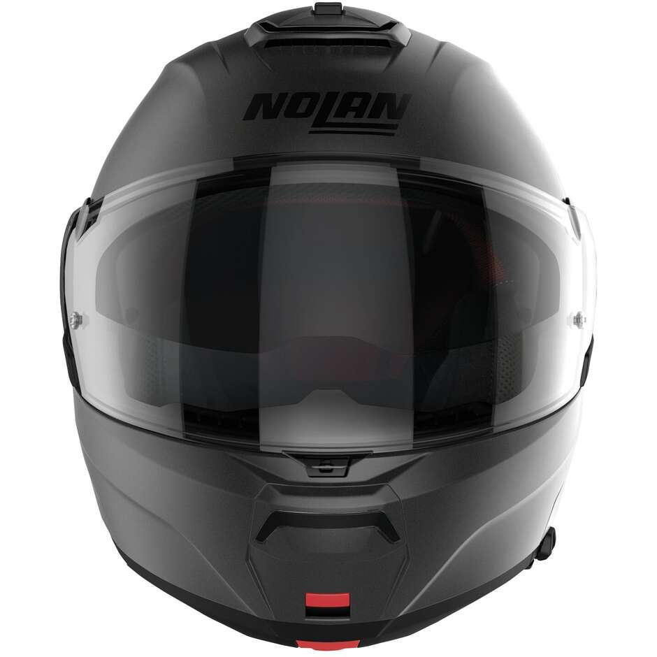 Modular Motorcycle Helmet P/J Nolan N100-6 CLASSIC N-COM 002 Vulcan Matt Gray
