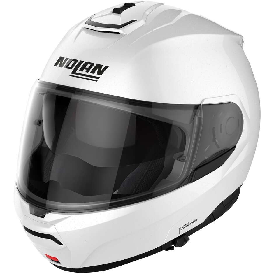 Modular Motorcycle Helmet P/J Nolan N100-6 CLASSIC N-COM 005 White