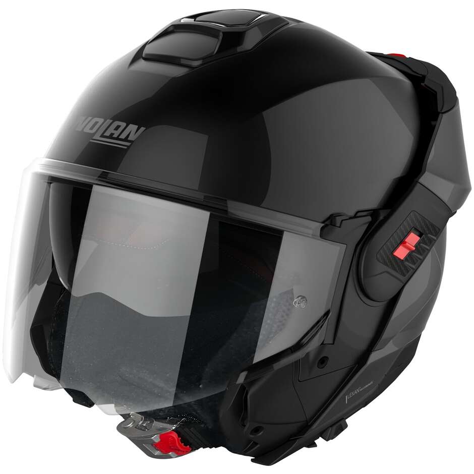 Modular Motorcycle Helmet P/J Nolan N120-1 CLASSIC N-COM 003 Black