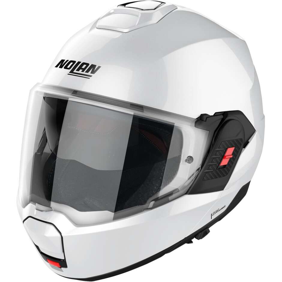 Modular Motorcycle Helmet P/J Nolan N120-1 CLASSIC N-COM 005 White
