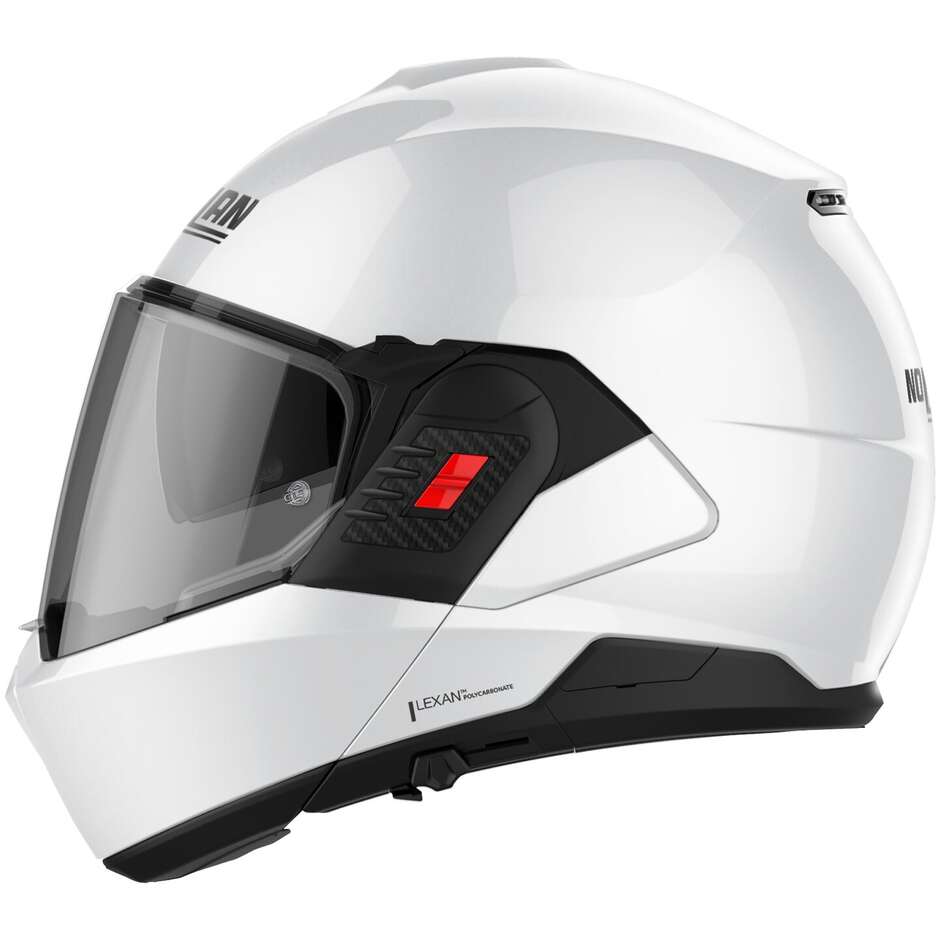 Modular Motorcycle Helmet P/J Nolan N120-1 CLASSIC N-COM 005 White