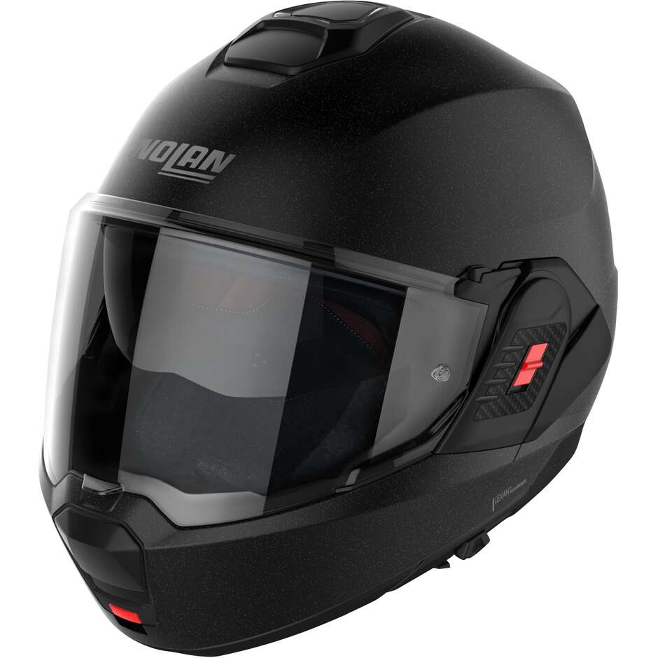 Modular Motorcycle Helmet P/J Nolan N120-1 SPECIAL N-COM 009 Black Graphite