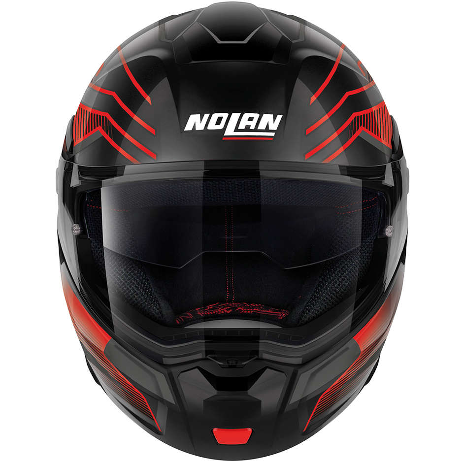 Modular Motorcycle Helmet P / J Nolan N90-3 COMEBACK N-Com 044 Black Red