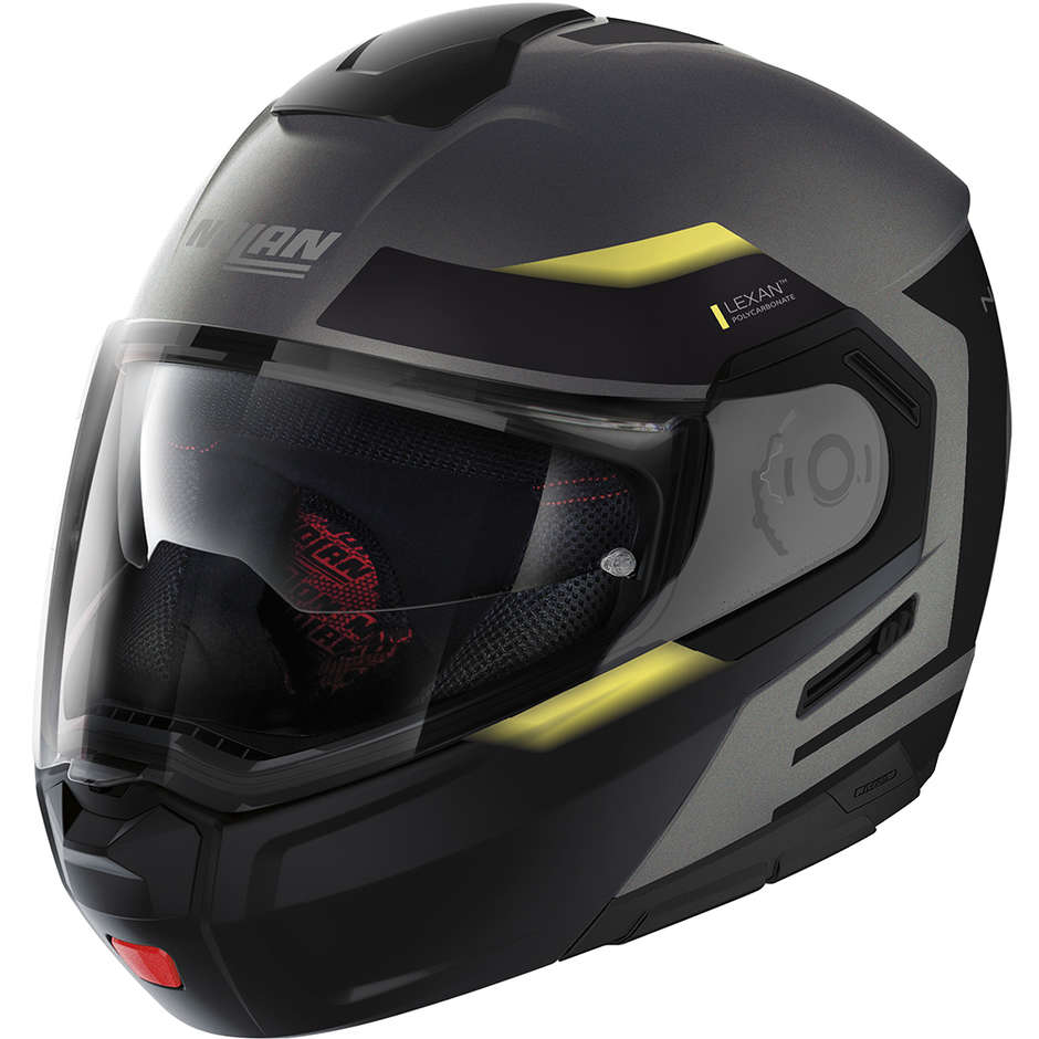 Modular Motorcycle Helmet P / J Nolan N90-3 REFLECTOR N-Com 036 Lava Gray Opaco