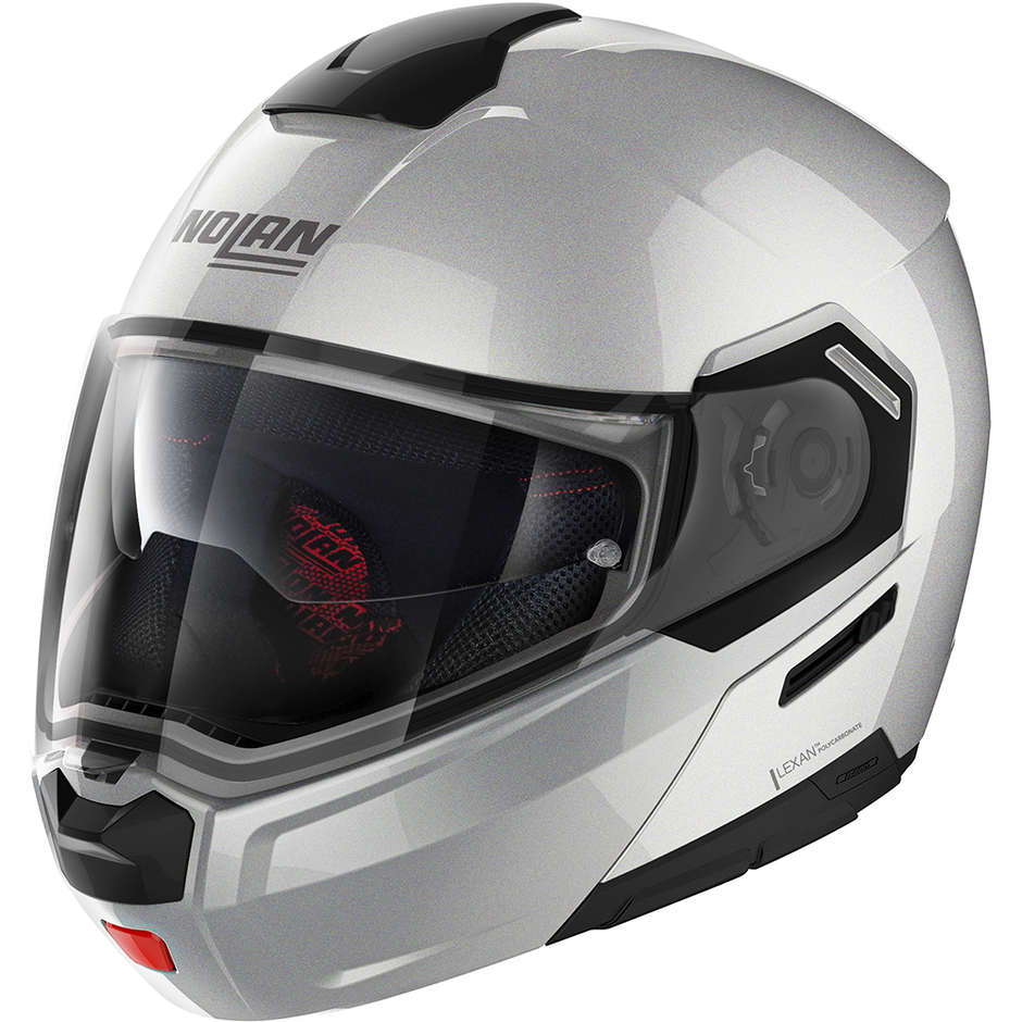 Modular Motorcycle Helmet P / J Nolan N90.3 SPECIAL N-Com 011 Salt Silver Approval