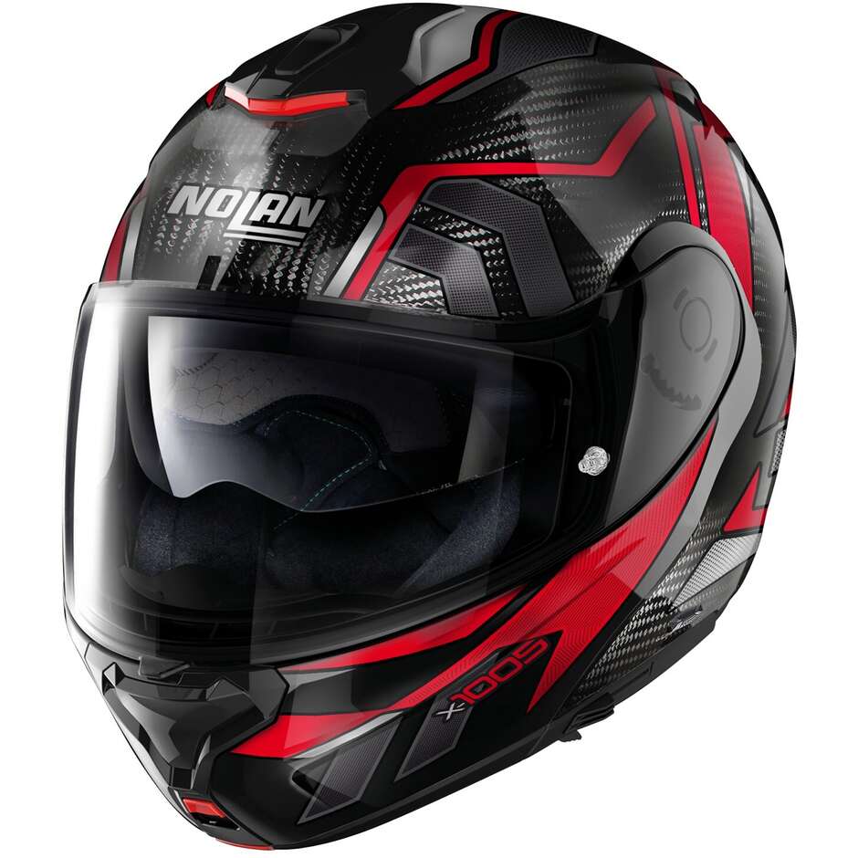 Modular Motorcycle Helmet P/J Nolan X-1005 UC SANDGLAS 049 Red