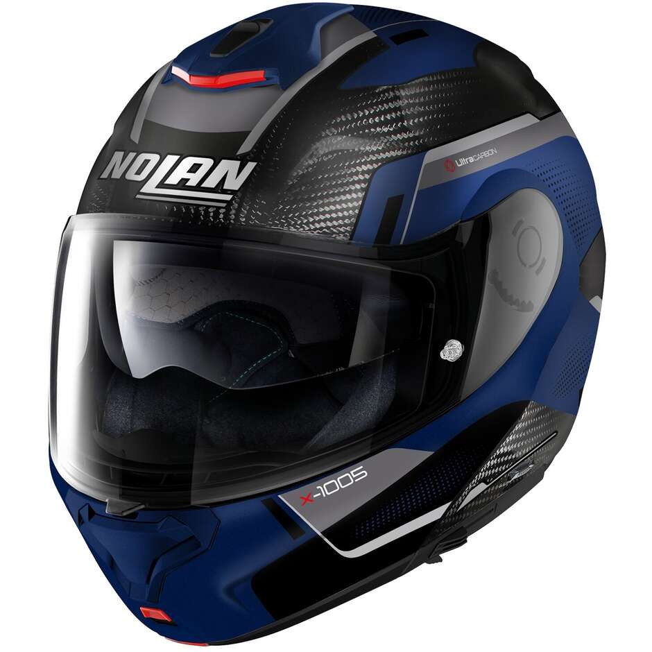 Modular Motorcycle Helmet P/J Nolan X-1005 UC UNDERCOV 047 Gray Blu