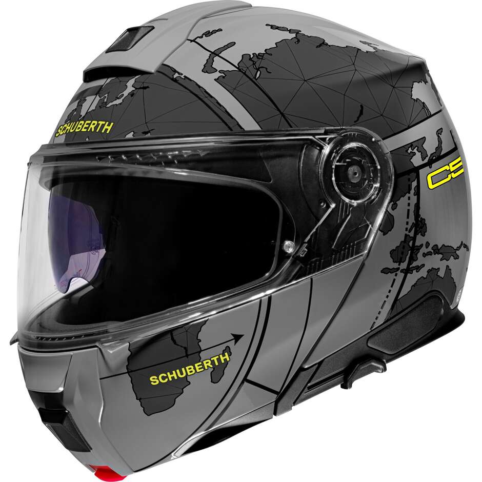 Modular Motorcycle Helmet P/J Schuberth C5 GLOBE Grey