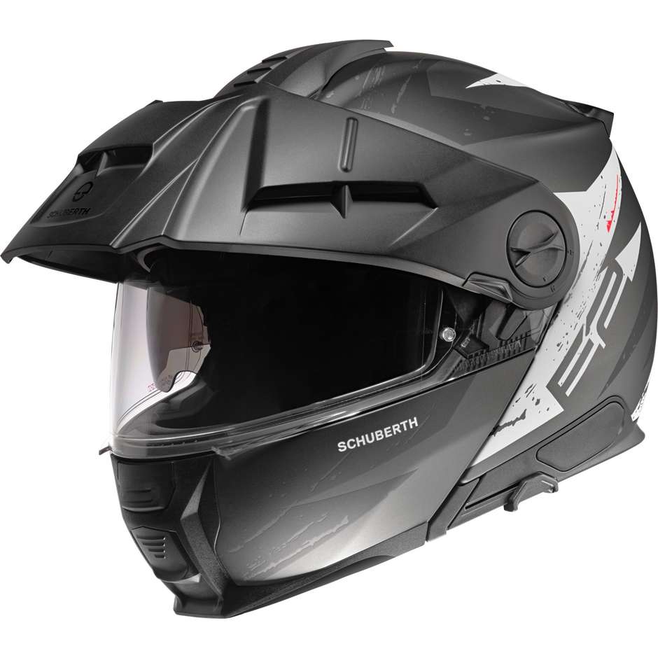 Modular Motorcycle Helmet P / J Schuberth E2 EXPLORER Anthracite