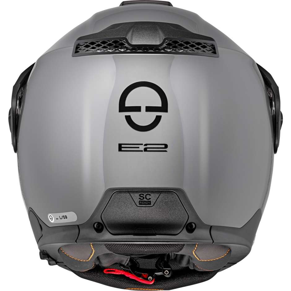 Modular Motorcycle Helmet P / J Schuberth E2 UNI Concrete Gray