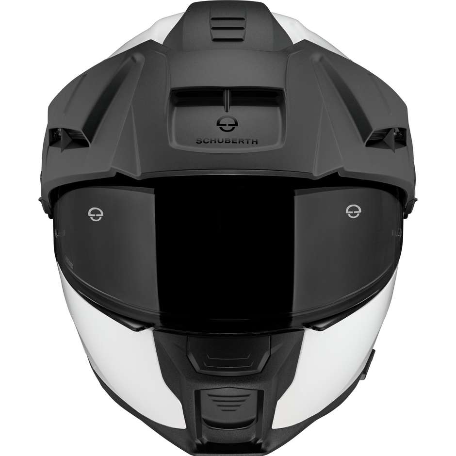 Modular Motorcycle Helmet P / J Schuberth E2 UNI Lulcido White