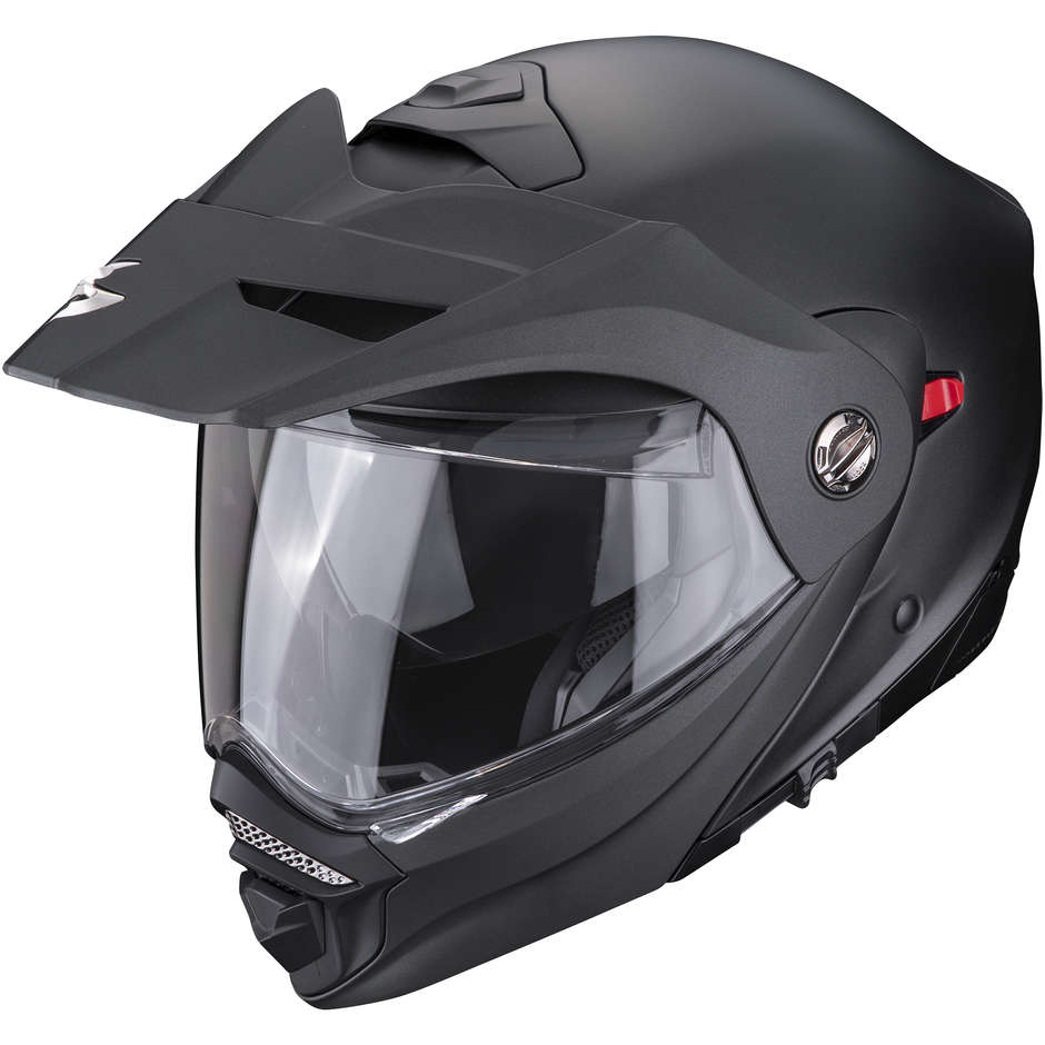 Modular Motorcycle Helmet P / J Scorpion ADX-2 Matt Black Pearl