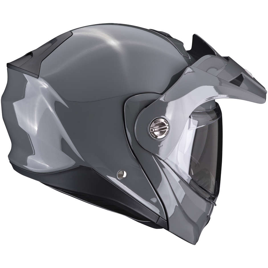 Modular Motorcycle Helmet P / J Scorpion ADX-2 Solid Gray Cement