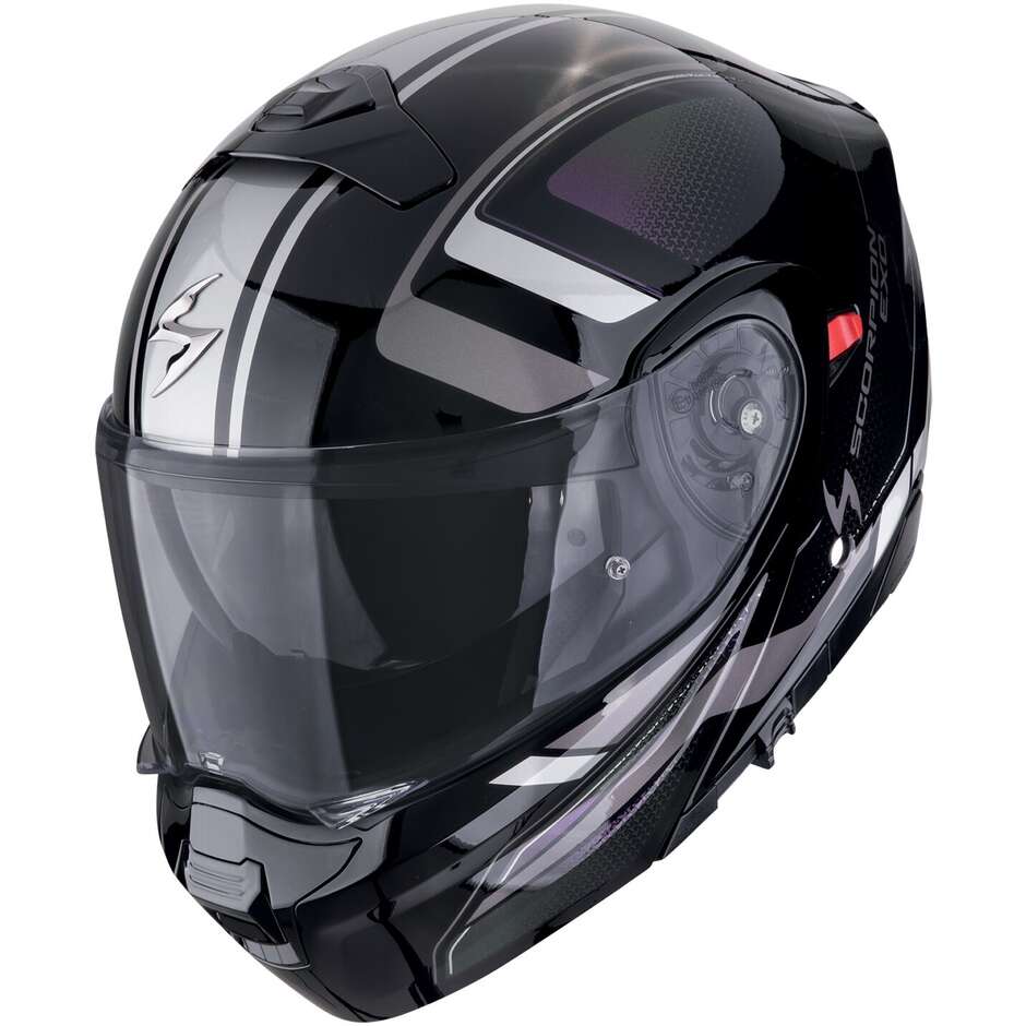 Modular Motorcycle Helmet P/J Scorpion EXO-930 EVO ARDENS Black Chameleon