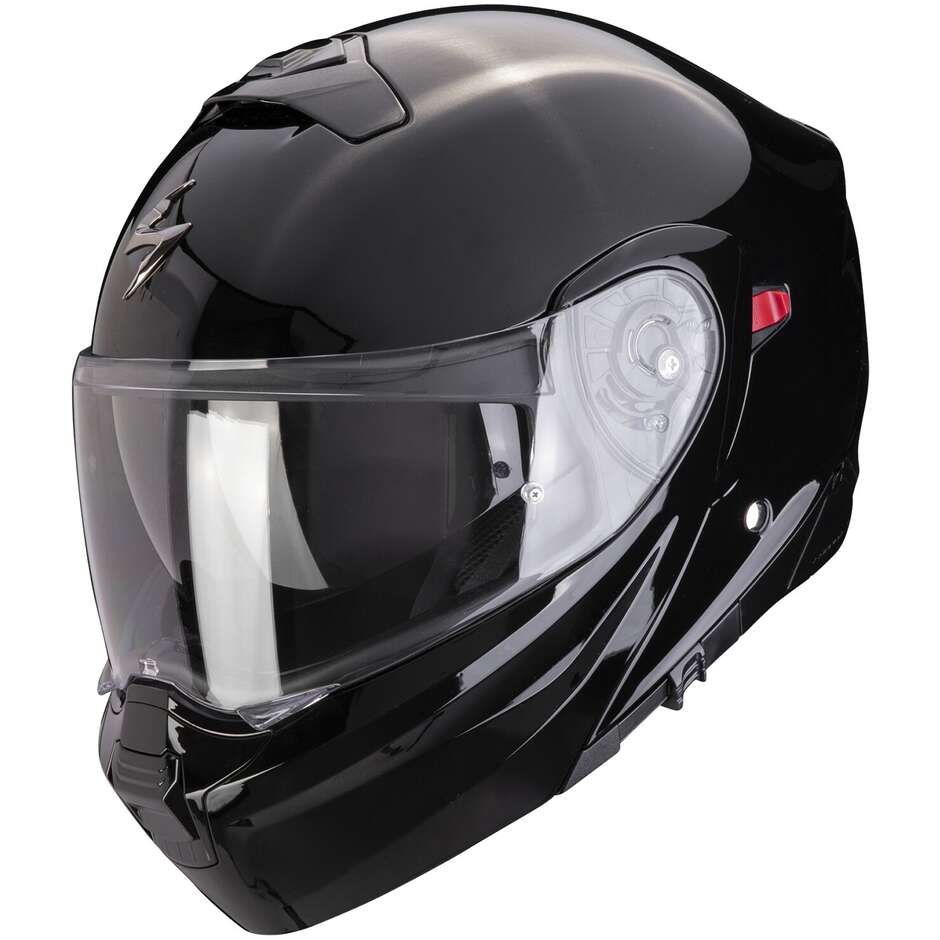 Modular Motorcycle Helmet P/J Scorpion EXO 930 EVO SOLID Black
