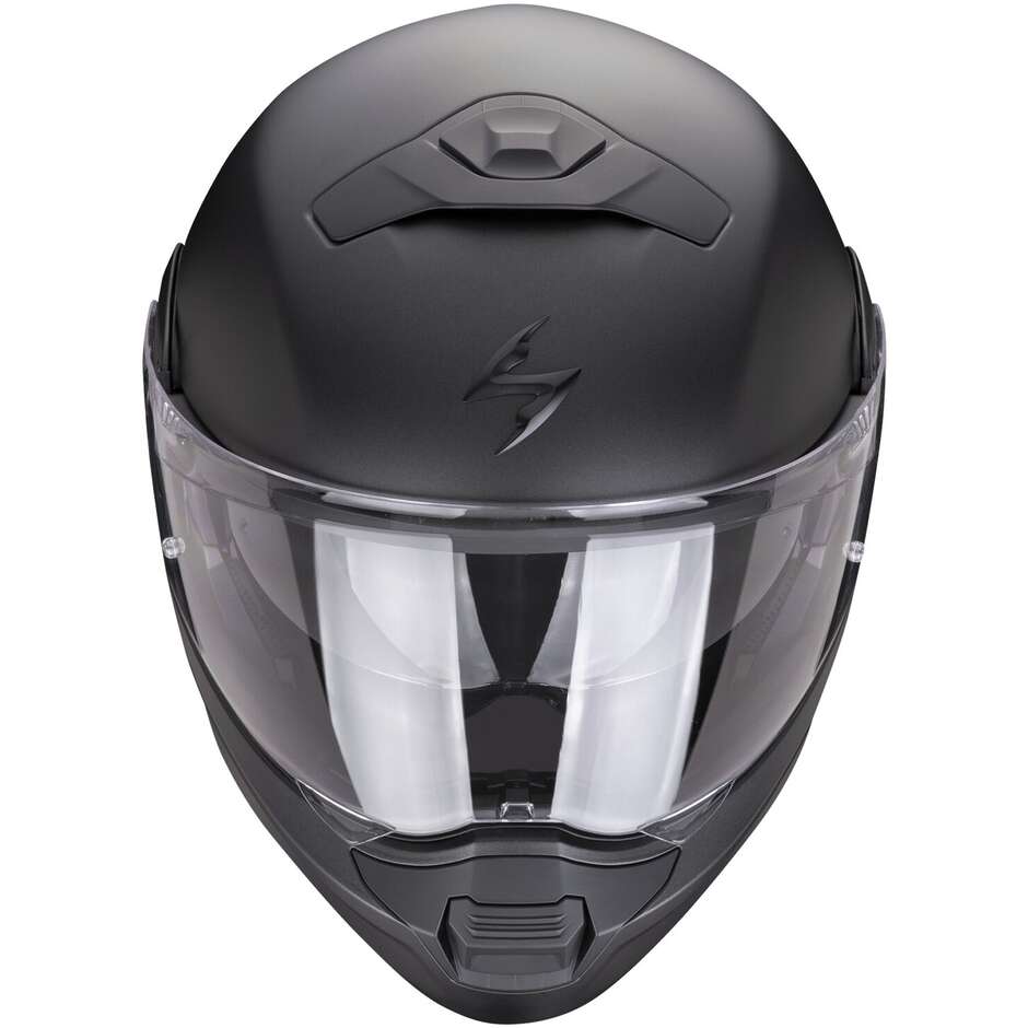 Modular Motorcycle Helmet P/J Scorpion EXO 930 EVO SOLID Matt Black