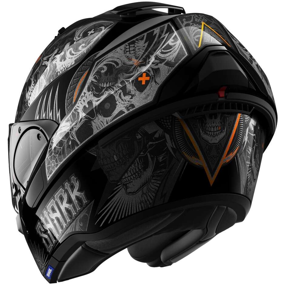 Modular Motorcycle Helmet P / J Shark EVO ES K-ROZEN Black Anthracite Orange